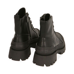 Botas militares gruesos negros , Primadonna, 203013201EPNERO035, 003 preview