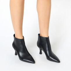 Tronchetti donna neri, tacco 7 cm, Primadonna, 253037036EPNERO036, 002 preview