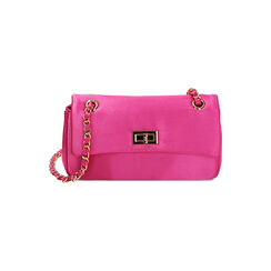 Borsa a tracolla in raso fucsia, Primadonna, 215124675RSFUCSUNI, 001 preview