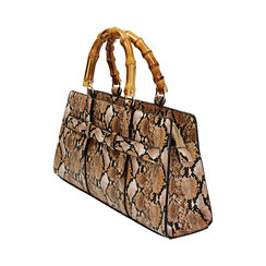 Sac à main femme marron en python, Primadonna, 25M740312PTMARRUNI, 003 preview