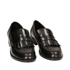 Mocassino nero basso, Primadonna, 244904788ABNERO038, 002a