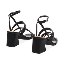 Sandalia con tacón mujer negra básica, Primadonna, 254916707EPNERO035, 004 preview