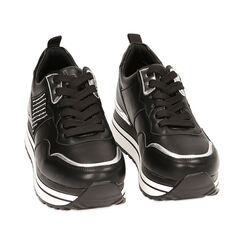 WOMEN SHOES SNEAKERS SYNTHETIC NERO, Primadonna, 222835021EPNERO035, 002 preview
