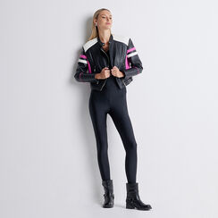 Giacca biker nero/fucsia, Primadonna, 226526154EPNEFUL, 005 preview