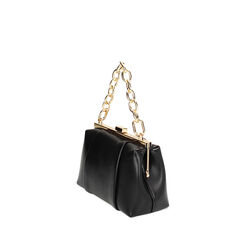 Minibag nera con catena, Primadonna, 235124050EPNEROUNI, 002a