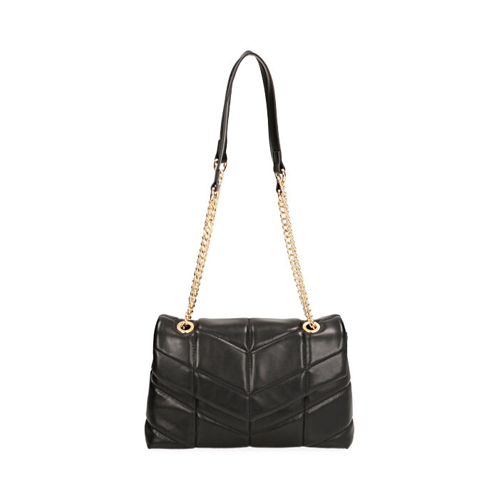 BAG BOLSO SINTETICO NERO, Primadonna, 212321120EPNEROUNI