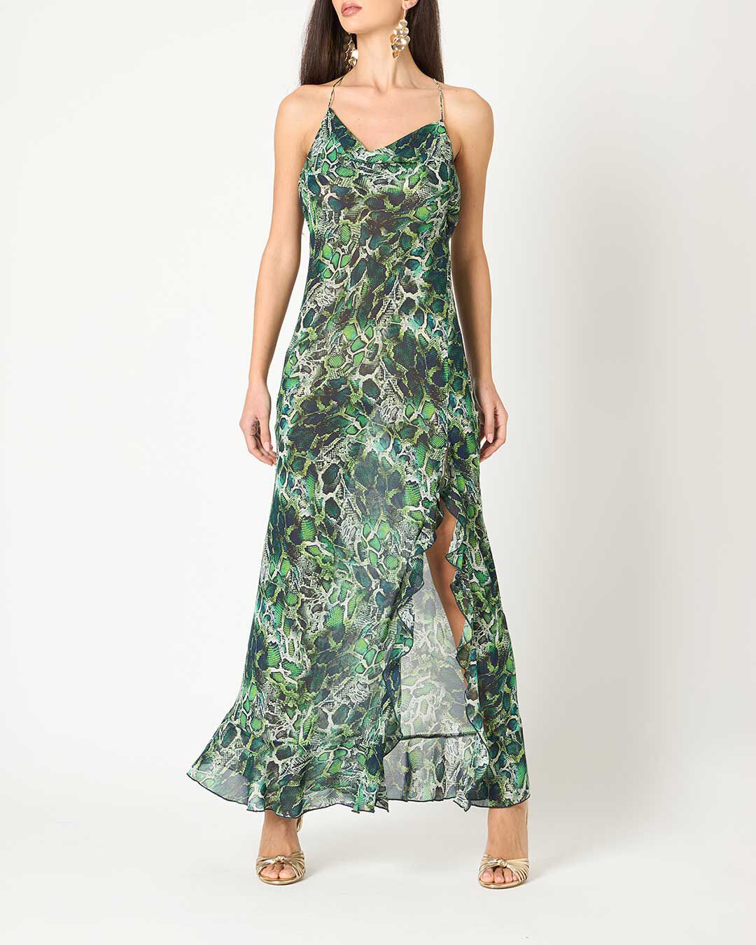 Vestito donna verde