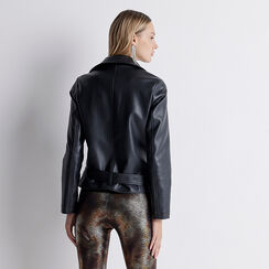 Giacca biker nera, Primadonna, 22U102203EPNEROL, 002 preview