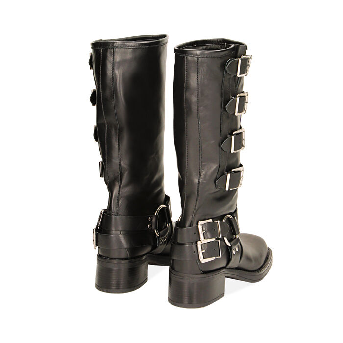 Stivaletti biker con fibbie store