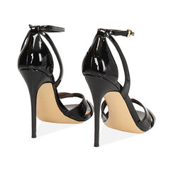 Sandales noires avec talon de 11,5 cm, Primadonna, 272107303VENERO035, 004 preview