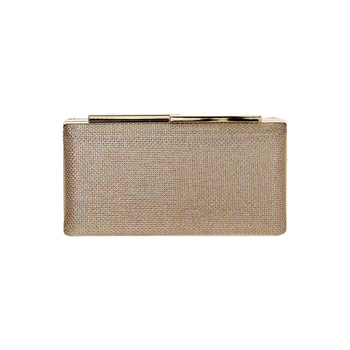 Clutch de mujer metalico dorado Primadonna Collection