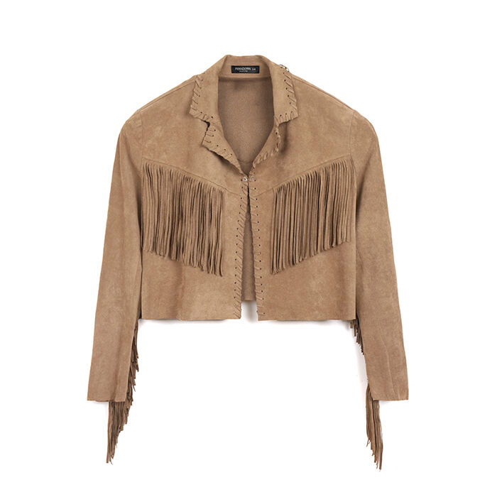 Chaquetas de microfibra camel de corte elegante, Primadonna, 26C925073MFCAMEL