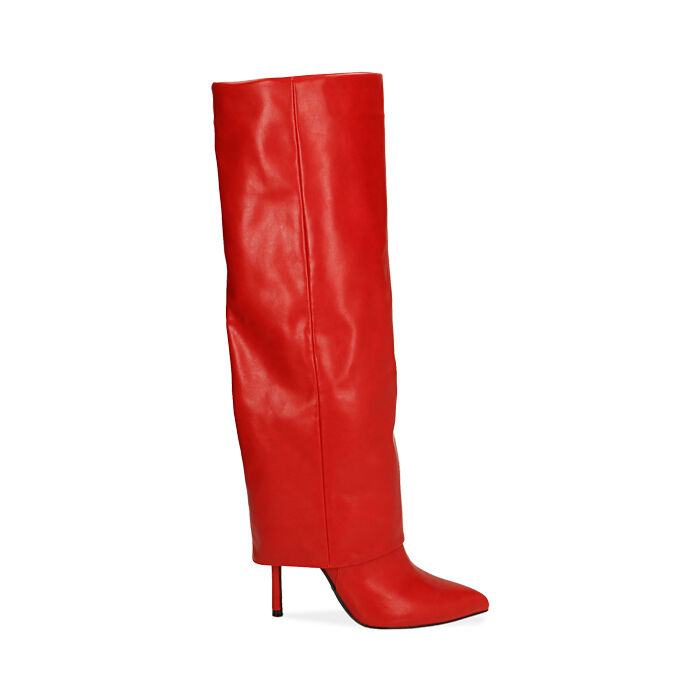 Bottes pour femme rouge talon de 11 cm Primadonna Collection