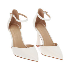 Décolleté open shank donna bianche, tacco 10 cm, Primadonna, 254934201EPBIAN036, 003 preview