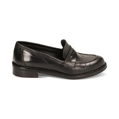 WOMEN SHOES MOCASSINS LEATHER NERO, Primadonna, 22A503022PENERO035, 001 preview