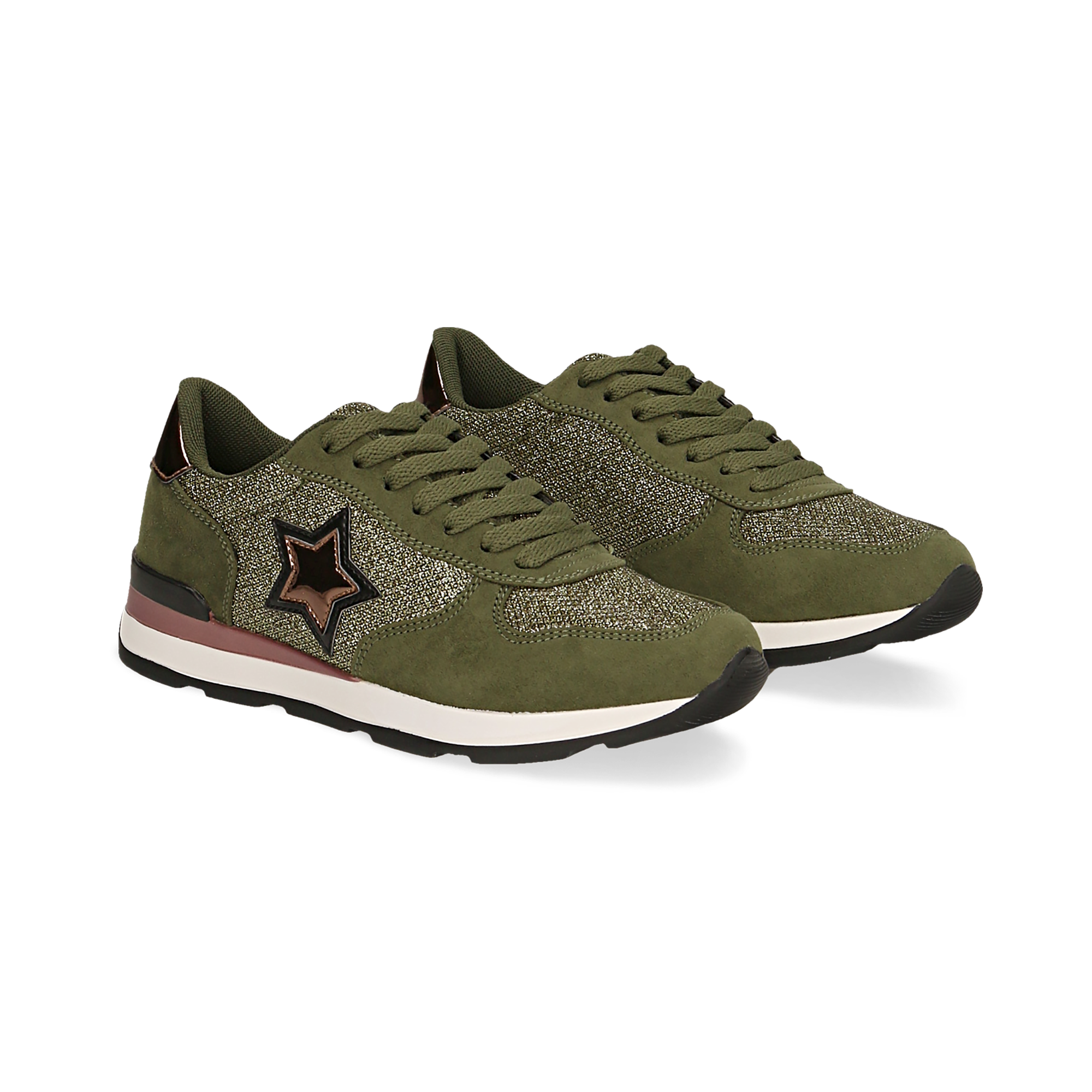 Sneakers Verdi Donna Tacco Basso - Cod. 121308201LMVERD | Primadonna  Collection