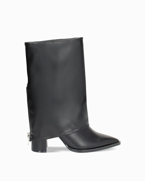 WOMEN SHOES DEMI-BOOT SYNTHETIC NERO, BLACK