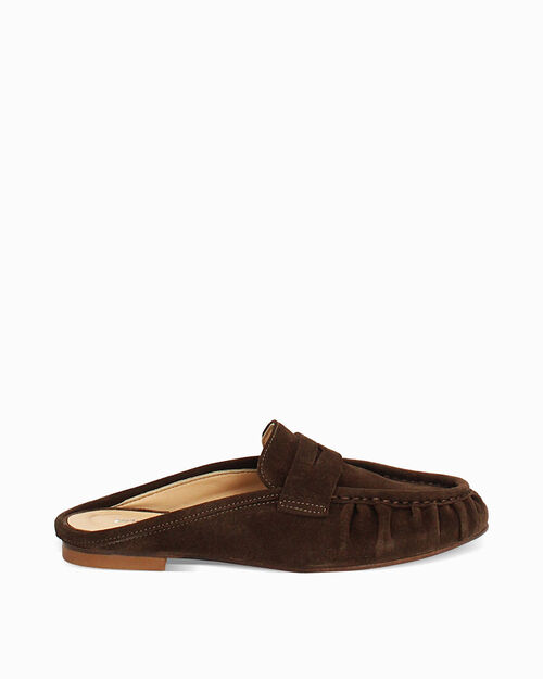 Sabot di camoscio testa di moro, DK BROWN