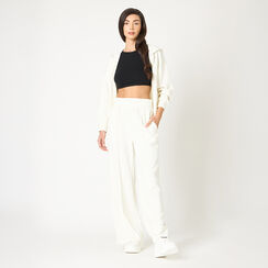 Pantalón chándal mujer color crema, Primadonna, 25L200110TSPANNL, 002a