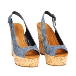 Cuñas de tela vaquera, Special Price, 234907982TSJEAN036, 002a