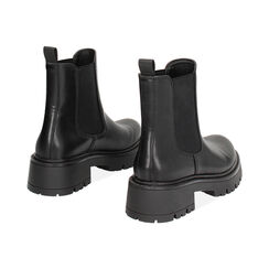 Beatles neri con tacco in gomma di 5,4 cm, Primadonna, 260618525EPNERO035, 004 preview