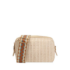 Borsa a tracolla donna beige, Primadonna, 251124171RFBEIGUNI, 001a
