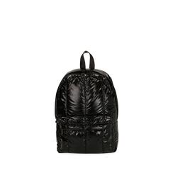 Zaino duvet nero in tessuto, Primadonna, 165122936TSNEROUNI, 001a