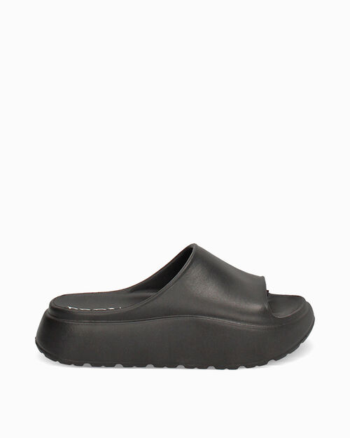 Sandali mare donna neri in PVC, BLACK