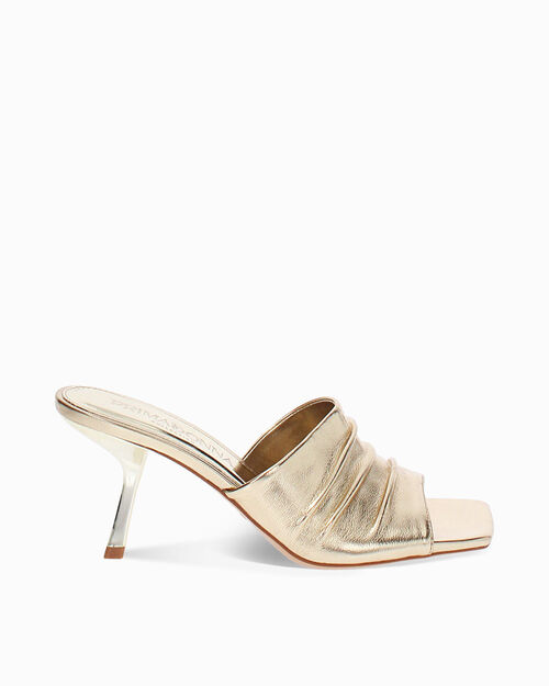 WOMEN SHOES SLIPPER LAMINATED OROG, GOLD