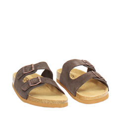 Fussbett femme marron foncé en daim, Primadonna, 25R300028CMMORO036, 002a