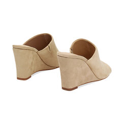 Mules open toe beige tacco 10,5 cm, Primadonna, 274976801MFBEIG035, 004 preview