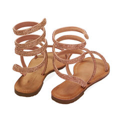 Sandali nude con strass, Primadonna, 214986601MFNUDE039, 003 preview
