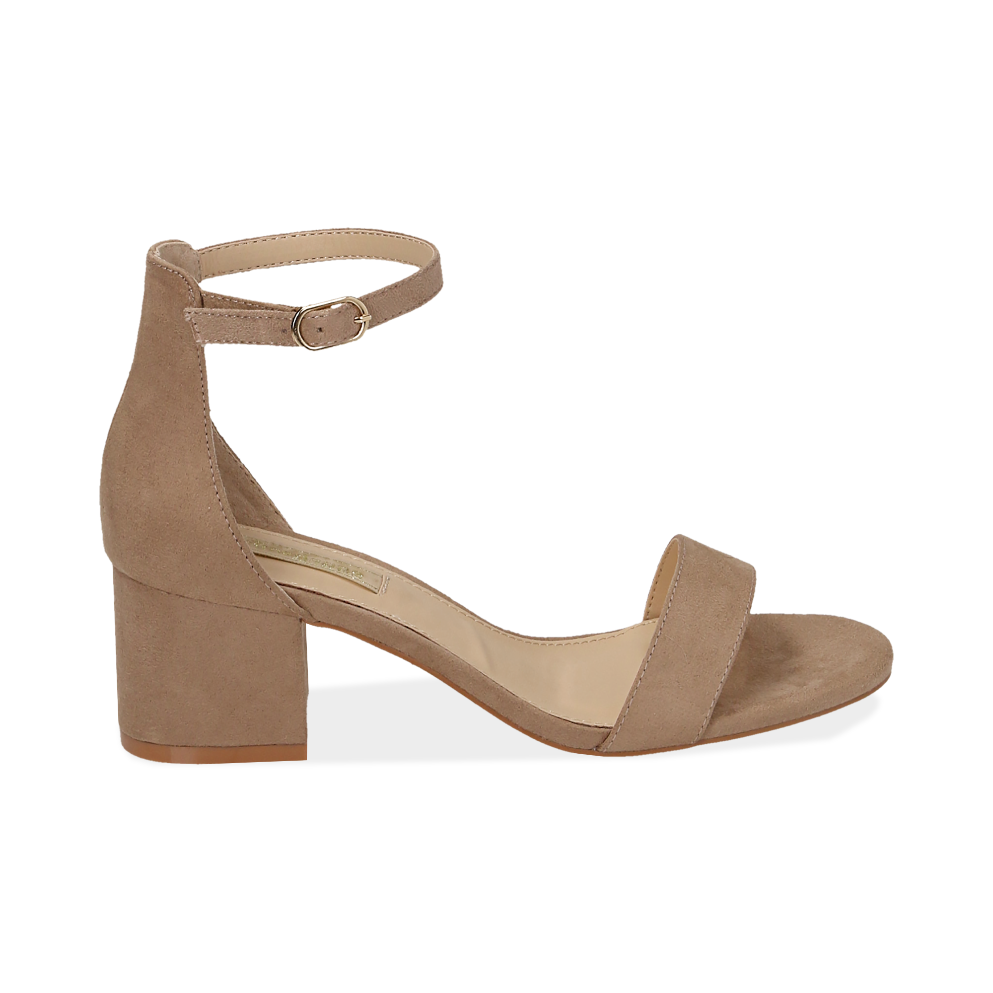 sandalias beige