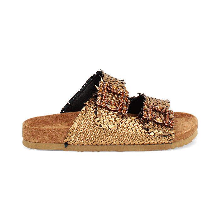 Fussbett de mujer cobre en laminado entrelazado, Primadonna, 257810601LIRAME036