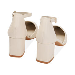 Décolleté panna, tacco 6 cm, Primadonna, 214942231EPPANN035, 003 preview