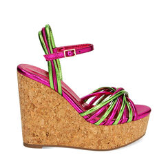 Cuñas fucsia de laminado, Primadonna, 232721722LMFUCS035, 001a