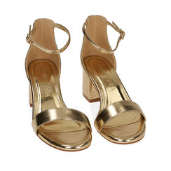 ZAPATOS SANDALIA LAMINADO OROG, Primadonna, 212707031LMOROG035, 002a