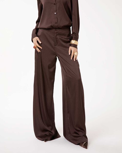 VETEMENTS PANTALON TISSU MORO, DK BROWN