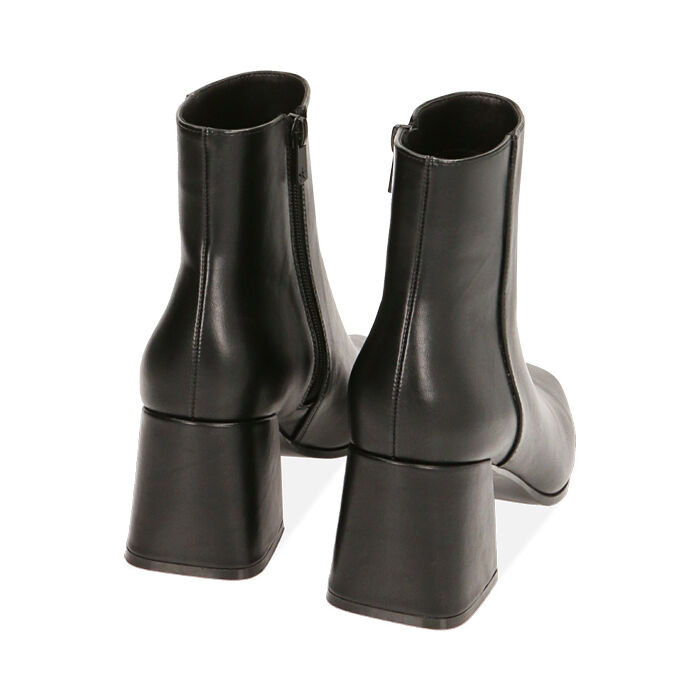 Bottines noires talon 7 cm 2025