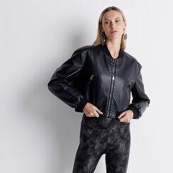 ABBIGLIAMENTO GIUBBINO SINTETICO NERO, Primadonna, 226523005EPNEROL, 001a