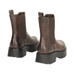 Boots Beatles brun foncé avec talon de 5 cm, Primadonna, 260628954EPMORO035, 004 preview