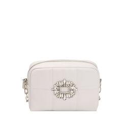 Borsa a tracolla gioiello bianca, Primadonna, 215124664EPBIANUNI, 001a