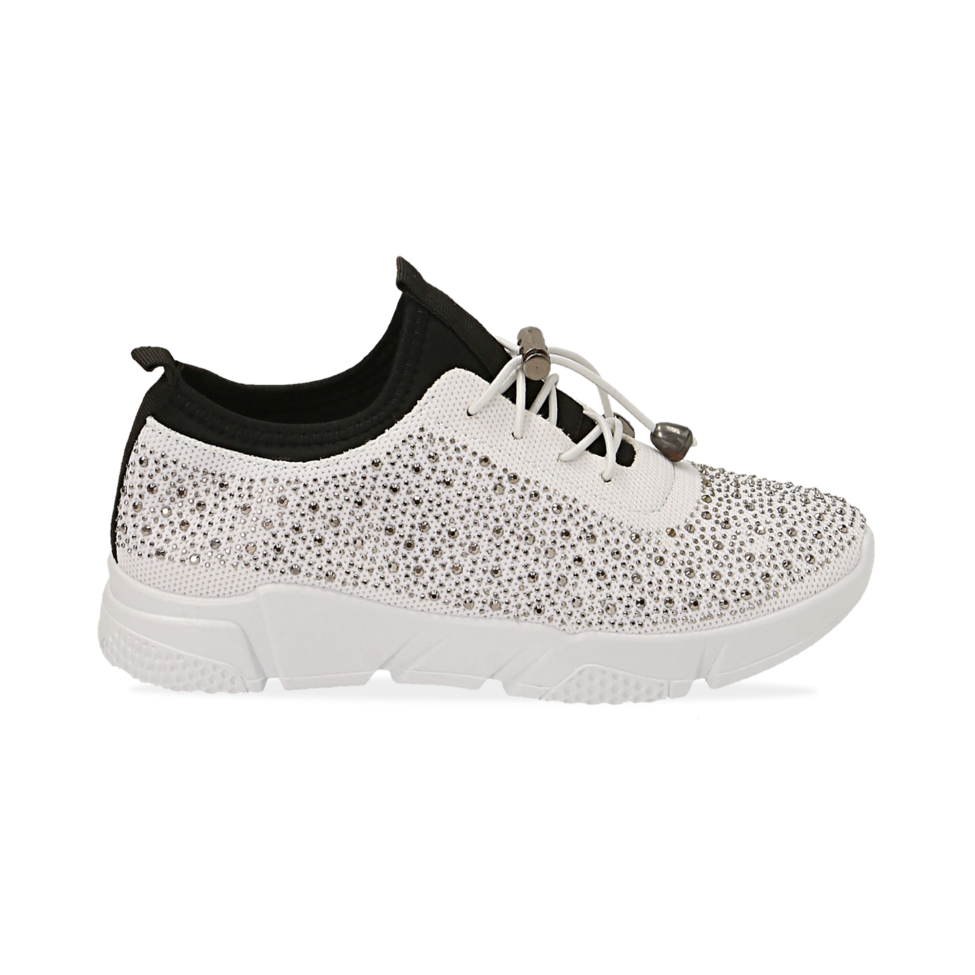 sneakers bianche con brillantini