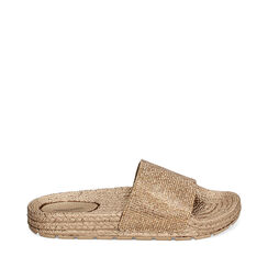 Sandalias de playa oro con piedras, Special Price, 230920608ETOROG037, 001a