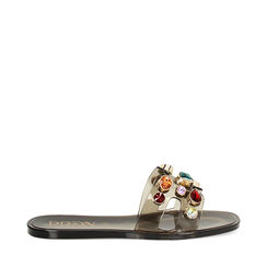 Sandalias de playa mujer negras, Primadonna, 250940200PVNERO036, 001a