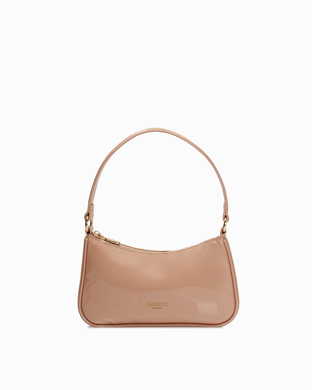 Mini bag nude con tracolla removibile