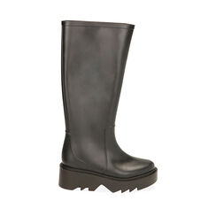 Botas de lluvia de pvc negro, Primadonna, 200901006PVNERO035, 001a