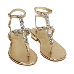 ZAPATOS FLAT LAMINADO OROG, Primadonna, 214909931LMOROG036, 002a