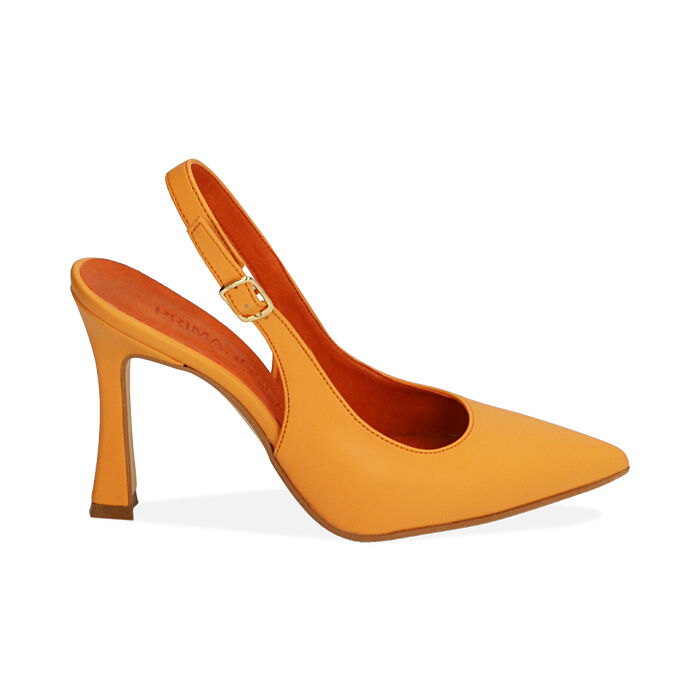 Scarpe con hotsell tacco arancioni