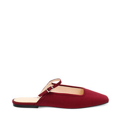 Sabots femme bordeaux en tissu, Primadonna, 25N146006LYBORD036, 001a